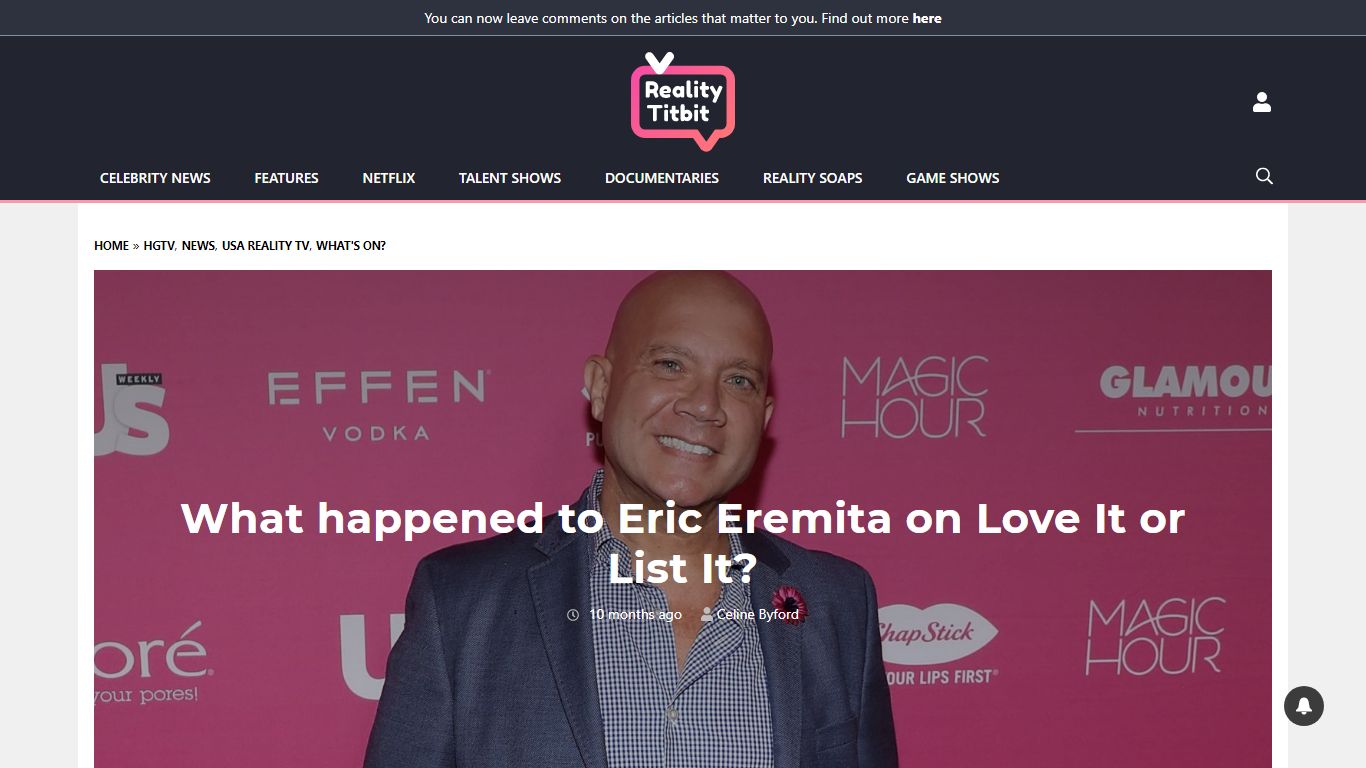 What happened to Eric Eremita on Love It or List It? - Reality Titbit