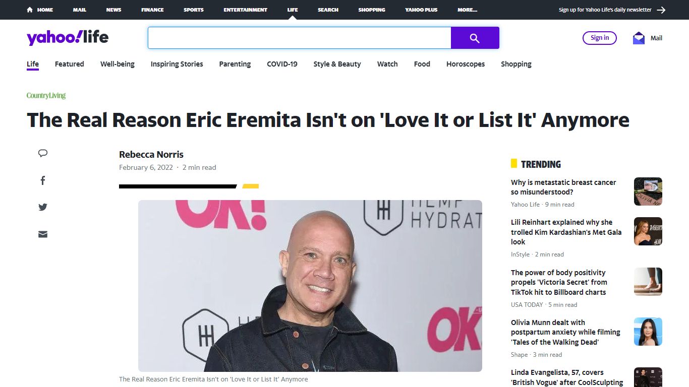 The Real Reason Eric Eremita Isn't on 'Love It or List It' Anymore - Yahoo!